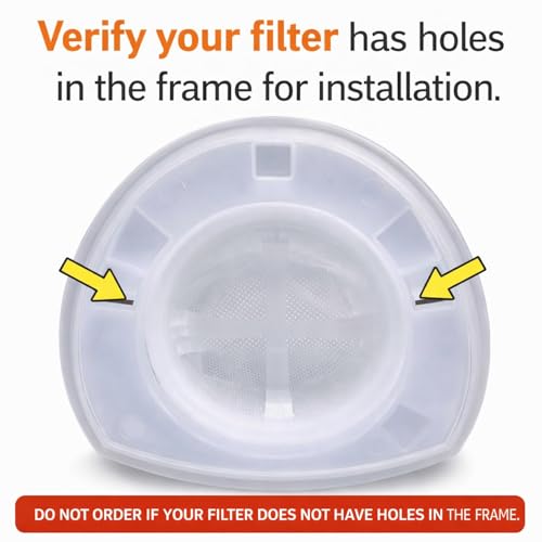 Masterpart 6-Pack VF110 Replacement Filters for Black & Decker Vacuums