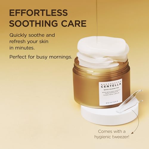 SKIN1004 Centella Quick Calming Pad, 70 Pads, Korean Face Toner Pad with Madagascar Centella Asiatica & Hyaluronic Acid, Hydrating & Soothing Facial Toner Pads for Gentle Exfoliation, Korean Skin Care