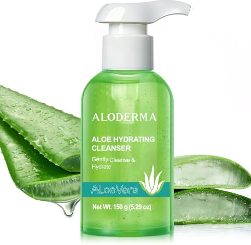 Aloderma Hydrating Aloe Face Wash for Dry & Sensitive Skin - 5.29 oz