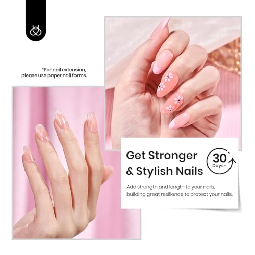 Beetles HEMA-Free Builder Gel for Nails - Nude Pink, 15ml