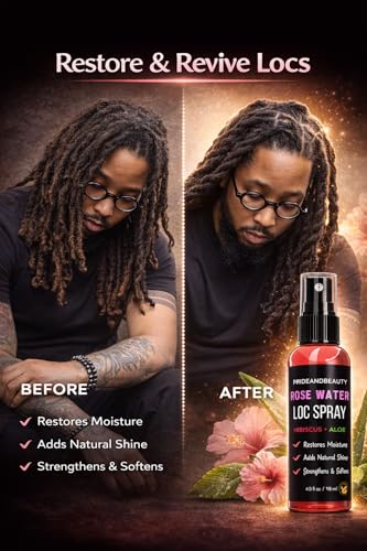 Pride and Beauty Rose Water Loc Spray – Daily Hydration & Itch Relief (4 Count)