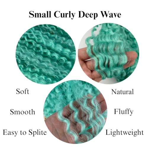 Turquoise Pre-Stretched Knotless Braiding Hair 26 Inch - Boho Style, Yaki Texture