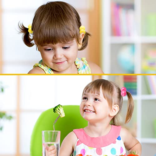 Cindeer 36 Pcs Colorful Ball Hair Ties for Kids - 20mm Ponytail Holders