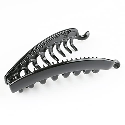 YALLNASL Set 2 Banana Hair Clips - 5-Pack Non-Slip Fishtail Design for All Hair Types