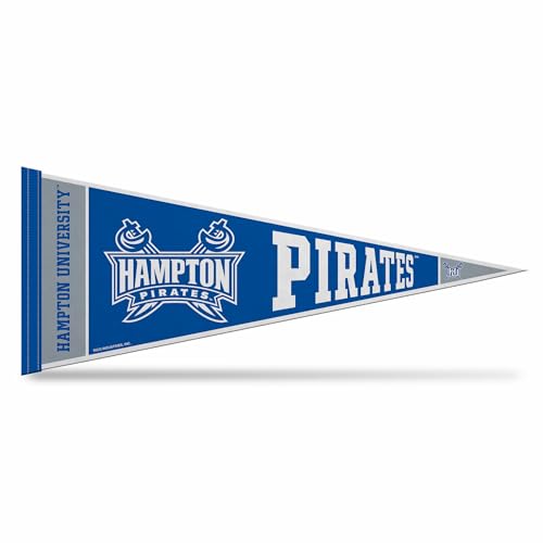 NCAA Hampton Pirates 12" x 30" Felt Wall Pennant - Durable Sports Decor
