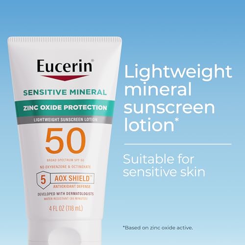Eucerin Sun Sensitive Mineral Sunscreen Lotion SPF 50 - 4 oz