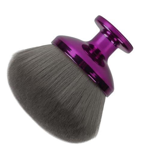 QJKLWV 3.6in Purple Kabuki Brush for Self Tanner & Body Makeup