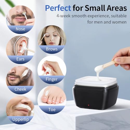 Nose Wax Kit for Men & Women - Ear Hair Removal with 120g Wax