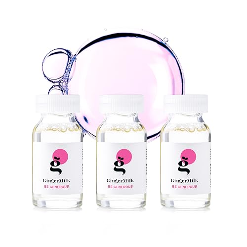 Ginger Milk Nutritive Hair Ampoule Pack of 3 - Protein & Pro-Vitamin B5 for Dry, Weak Hair