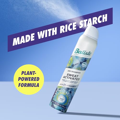 Batiste Sweat Activated Dry Shampoo 5.71oz - Odor Neutralizing & Freshness