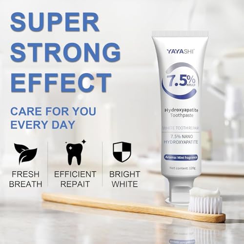 SITUDAC Hydroxyapatite Toothpaste for Enamel Protection - Fluoride Free, Gentle Mint, Daily Use