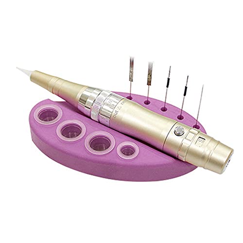 Pink Tattoo Pen Holder Silicone Organizer for Permanent Makeup & Microblading - Pink