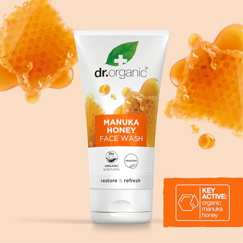Dr. Organic Manuka Honey Face Wash for Dry & Sensitive Skin 150 mL