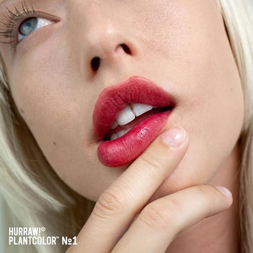 Hurraw! Plantcolor Vegan Lip Color №1 - Opaque Red Tinted Balm