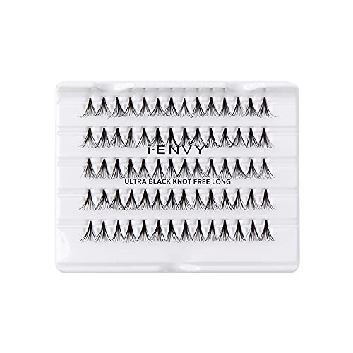 i-Envy Kiss Premium Knot-Free 70 Individual False Lashes Ultra Black - Pack of 1