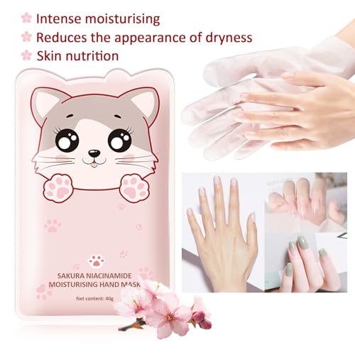 Hydrating Hand Masks Gift Set - 6 Pairs Moisturizing Gloves