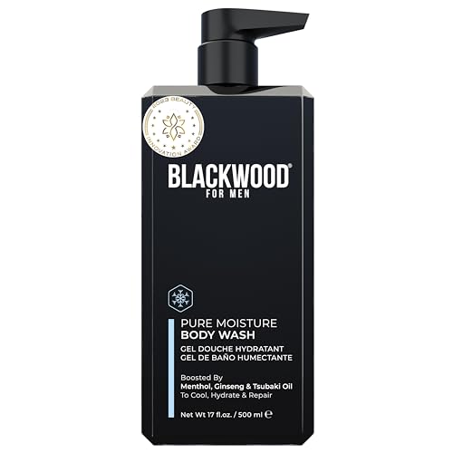 Blackwood For Men Pure Moisture Body Wash, Menthol, 17oz - Award Winning