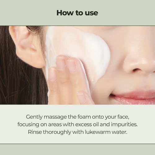 JMsolution Heartleaf Cleansing Foam for Acne-Prone Skin, Deep Micro-Cleansing with Salicylic Acid & Tea Tree, 5.07 fl oz