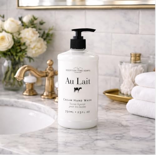 Scottish Fine Soaps Au Lait Aloe Vera Hand Wash 25.3oz with Pump