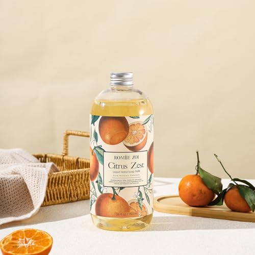 ROMIIE ZOI Citrus Zest Liquid Hand Soap Refill - 26 Fl Oz