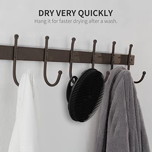 BEAUTAIL Silicone Body Scrubber for Gentle Exfoliation | Hygienic Bath Brush for Sensitive Skin