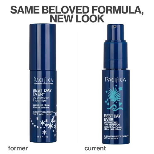 Pacifica Best Day Ever Dry Shampoo Powder - 1 Ounce, Non-Aerosol