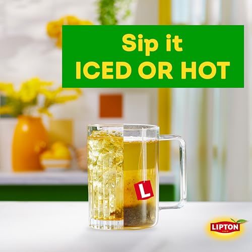 Lipton Honey Ginger Green Tea Bags - 20 Count for Hot or Iced Tea