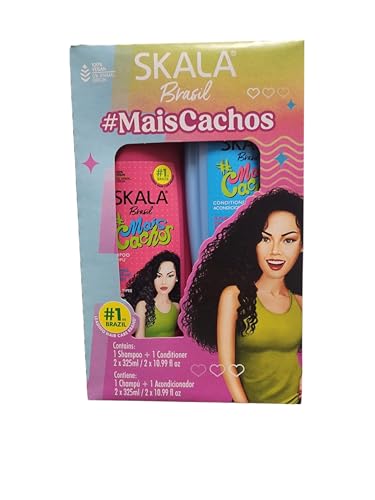 SKALA EXPERT Mais Cachos Shampoo and Conditioner Set - 325ml