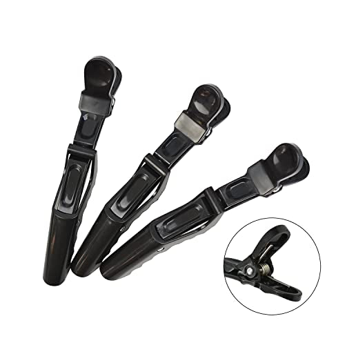 10 Pack Black Alligator Hair Clips for Women – Professional Styling