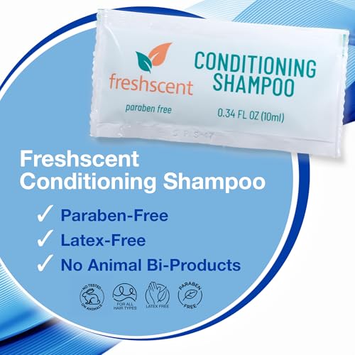 Freshscent Travel Size Conditioning Shampoo - 0.34 oz Packet