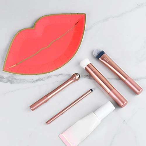 Real Techniques Prep and Prime Skincare and Makeup Brush Set (4-Piece)