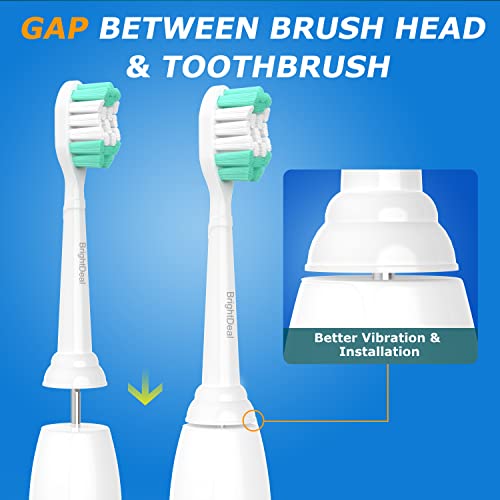 BrightDeal Replacement Toothbrush Heads for Philips Sonicare - 4 Pack