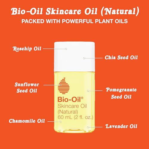 Bio-Oil Fragrance-Free Body Oil Serum for Scars & Stretch Marks 2 fl oz - All-Natural, Vegan & Sensitive Skin Care