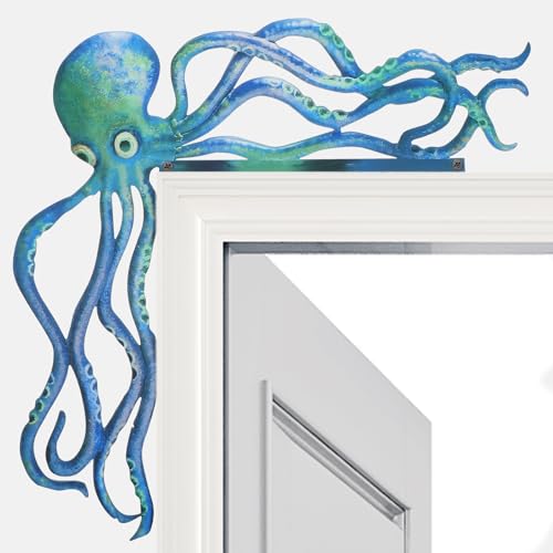 YBEATY Metal Sea Monster Door Frame Decoration - Nautical Wall Art