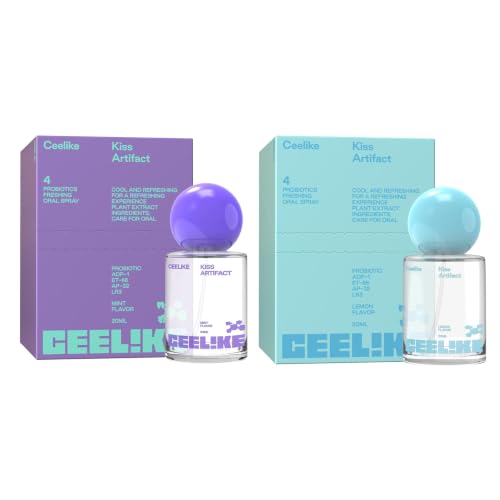 CEELIKE Portable Oral Mist Spray - Mint & Lemon 20ml, Fresh Breath