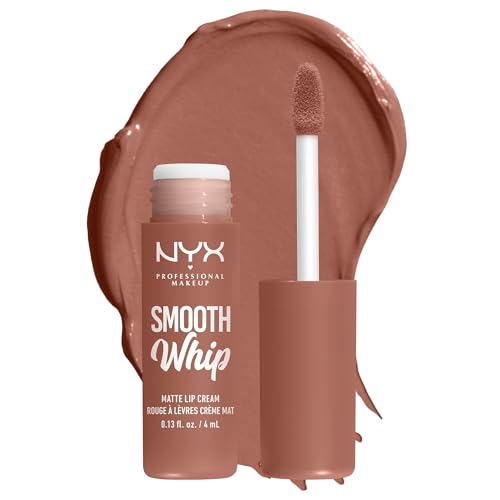 NYX Smooth Whip Matte Lip Cream - Long Lasting Vegan Liquid Lipstick in Pancake Stacks