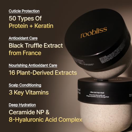 ROOBLISS 50 Protein Extreme Advanced Hair Mask - Keratin Deep Conditioner 2.54oz