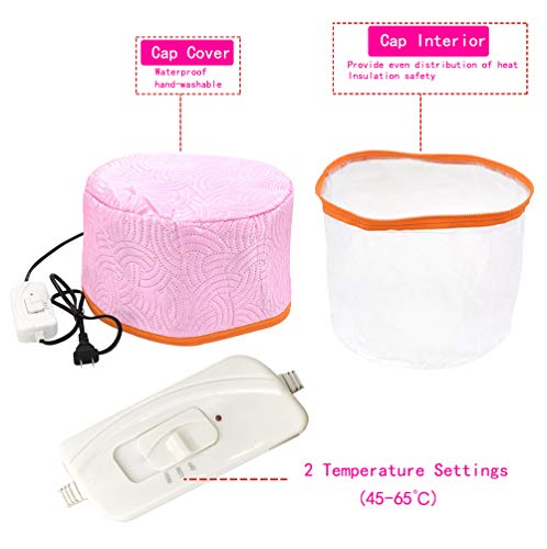 Electric Hair Thermal Steamer Cap for Deep Conditioning & Hair Spa