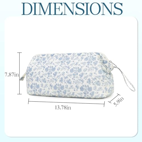 AMZMA Quilted Hair Tools Travel Bag, Portable Hair Dryer & Styler Organizer