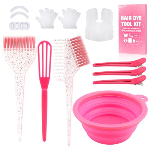 YOOVR 19-Piece Hair Bleach and Dye Kit for Home Use