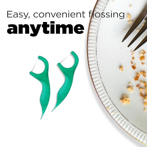 GUM Professional Clean Floss Picks - Mint Flavored, 90 Count
