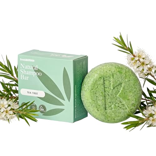 Seek Bamboo Tea Tree Shampoo Bar for Oily Hair | Natural & Sulfate-Free