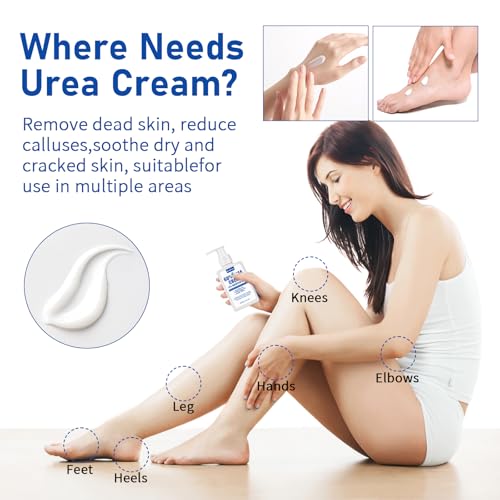 60% Urea Foot Cream with Salicylic Acid - Deep Moisturizing for Cracked Skin
