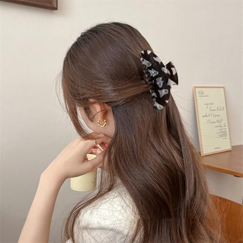 WULIUFLY Halloween Ghost Hair Claw Clips for Women & Girls - Black, Color-8