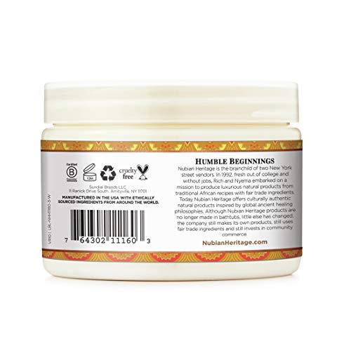 Nubian Heritage Indian Hemp Deep Treatment Hair Masque, 11 oz