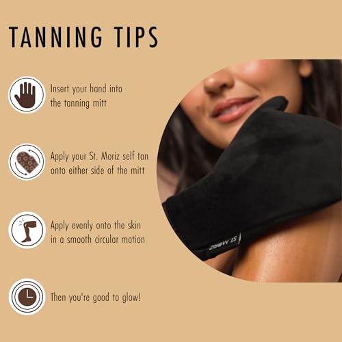 St. Moriz Luxury Self Tanning Mitt & Face Mitt Duo Pack - 2 Washable Applicators