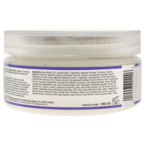 Cuccio Naturale Lavender Body Butter - Hydrating 8 oz Unisex Skin Moisturizer