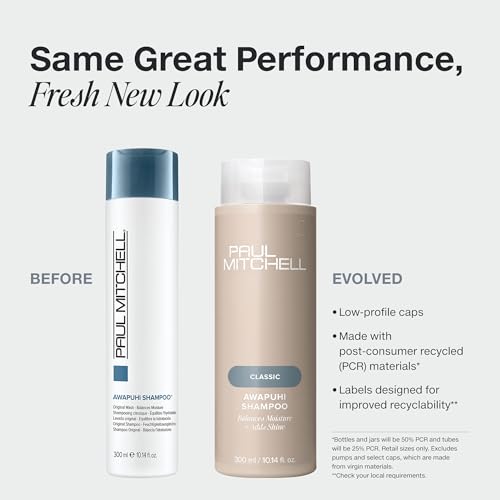 Paul Mitchell Awapuhi Shampoo - Moisture Balancing & Shine Enhancer for All Hair Types