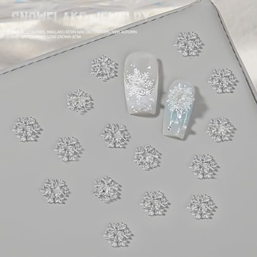 FJSMTOP Syle-7 80Pcs 3D Christmas Nail Charms Set - Santa, Snowman, Deer, Tree, Snowflake
