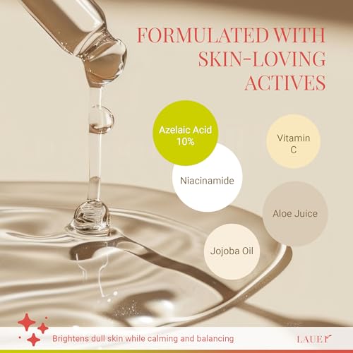 Azelaic Acid Face Serum 10% - Brightening & Clarifying 1 Fl Oz